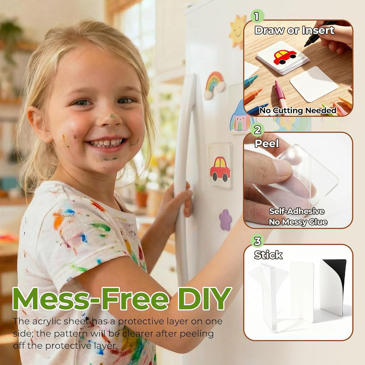 Beamie™ DIY Photo Magnet Kit — 15 Pack